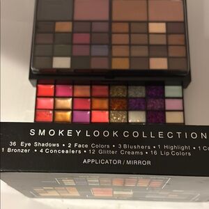 Smokey look collection Eyeshadow,lip gloss blush Palette Earth Tones Shimmer NWT
